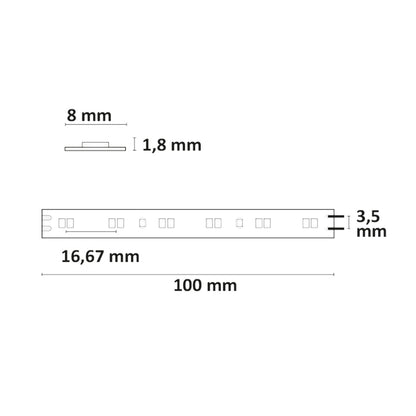 MiniAMP CRI919/940 CCT | LED-strip | 1900-4000K | 10W/m | 24V | IP20