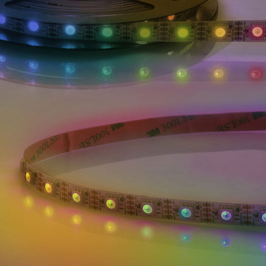 WS2815 | LED-strip | Digital SPI | 5m | 8W/m | RGB | 12V | IP20