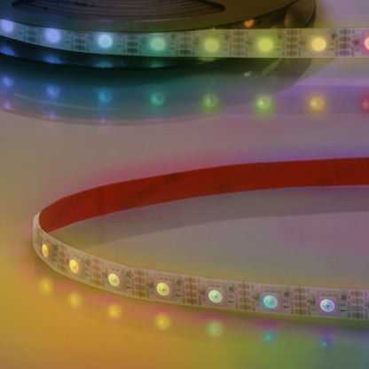 WS2815 | LED-strip | Digital SPI | 5m | 8W/m | RGB | 12V | IP68