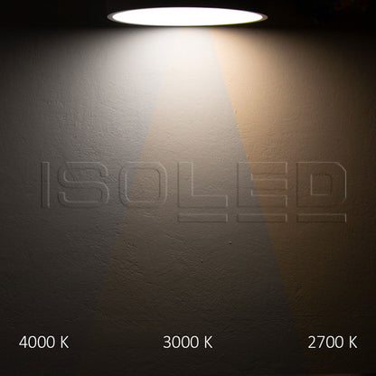 PRO | Plafondlamp | rond DN225 | ColorSwitch 2700/3000/4000K | 24W | dimbaar | zwart