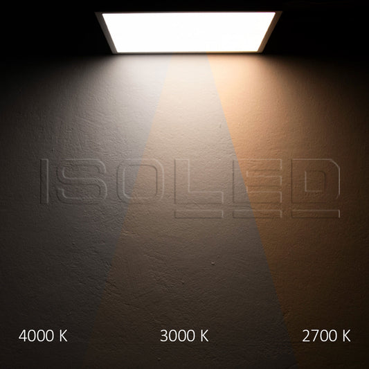PRO | Plafondlamp | vierkant 300x300mm | ColorSwitch 2700/3000/4000K | 30W | dimbaar | zwart
