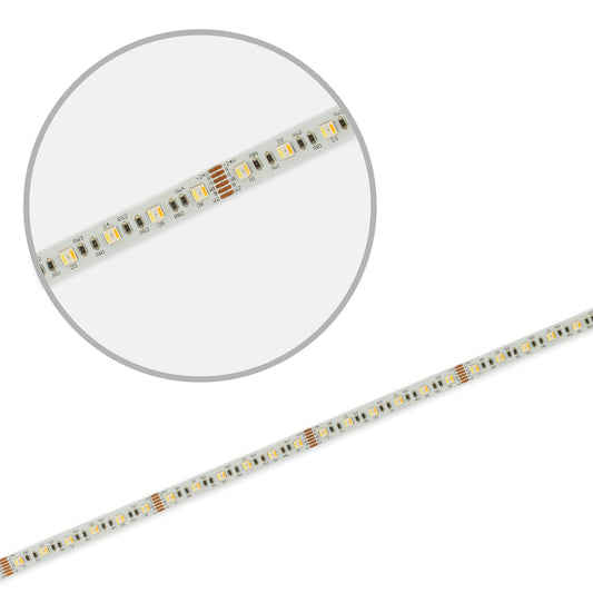 AQUA RGB+WW+CW CCT | LED-strip | 5in1 | 2500K tot 6500K | 22W/m | 24V | IP68 | 5m