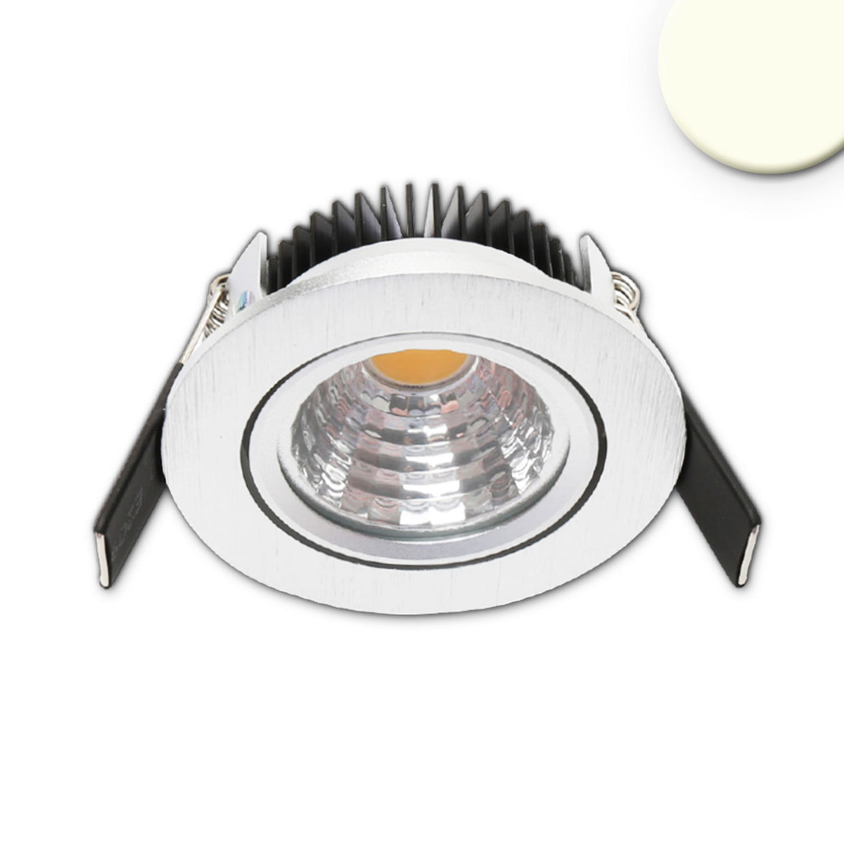68 MiniAMP | Inbouwspot | 2700K | 5W | 24V | dimbaar | geborsteld aluminium