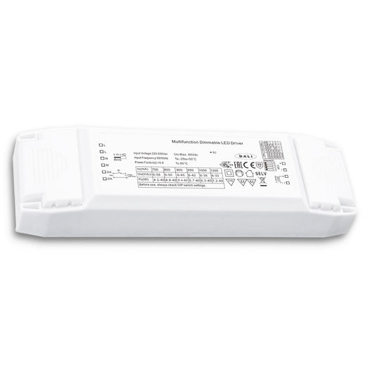 LED driver | constant current | 700-1200mA | 40W | Push/1-10V/DALI dimbaar | SELV