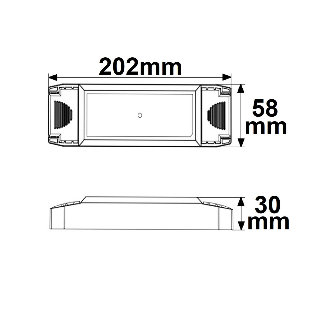 LED driver | constant current | 700-1200mA | 40W | Push/1-10V/DALI dimbaar | SELV