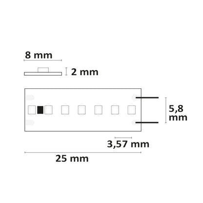Linear8 CRI930 | LED-strip | 5m | 3000K | 15W/m | 24V | IP20