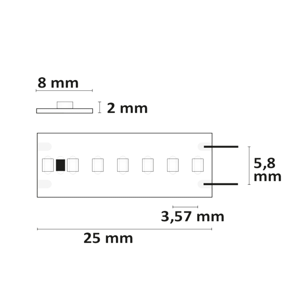 Linear8 CRI940 | LED-strip | 5m | 4000K | 15W/m | 24V | IP20