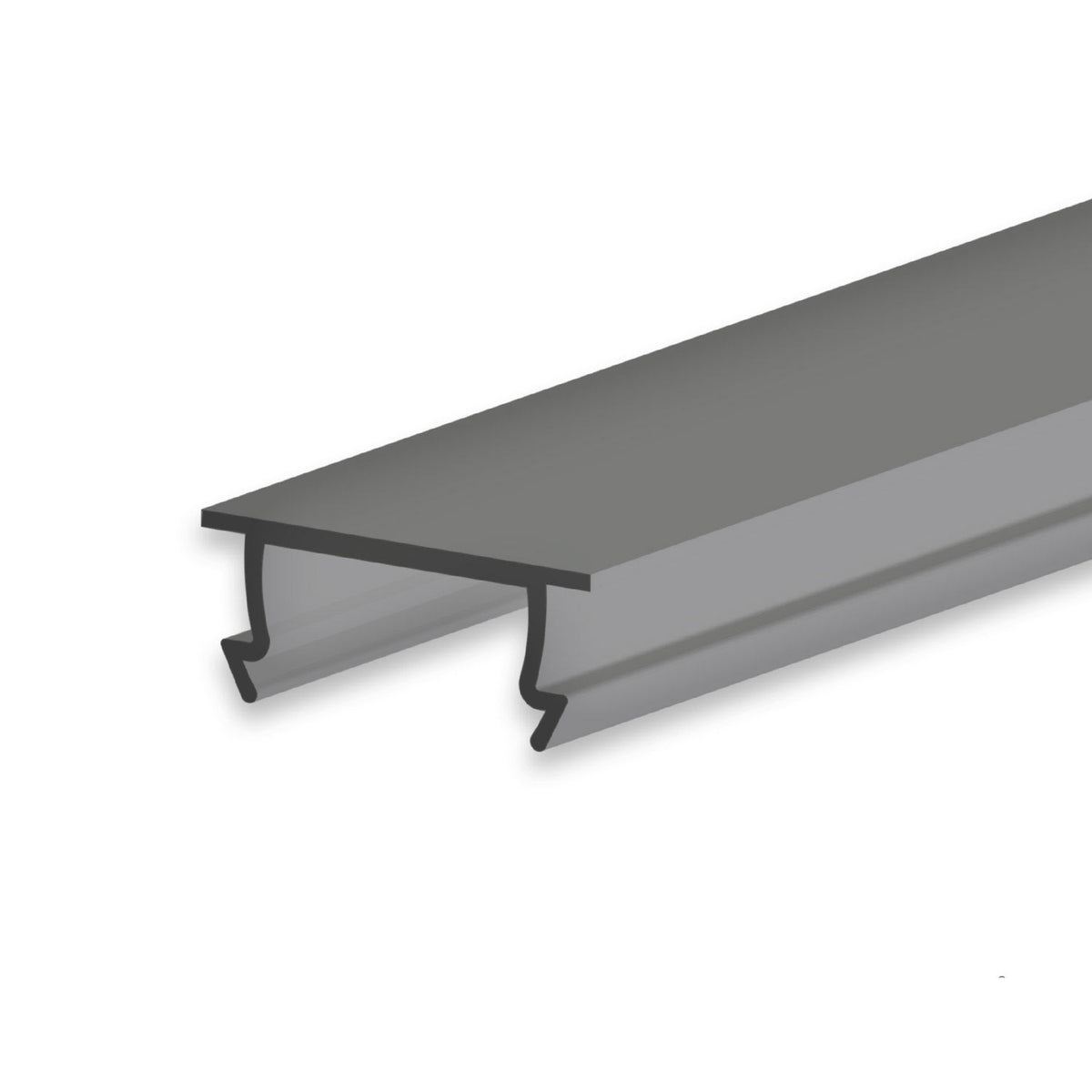 COVER44 | Profielaccessoire | Afdekking zwart mat | 200cm