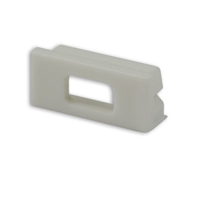 EC76W | Profielaccessoire | Eindkap PURE14 S met kabeldoorvoer | wit