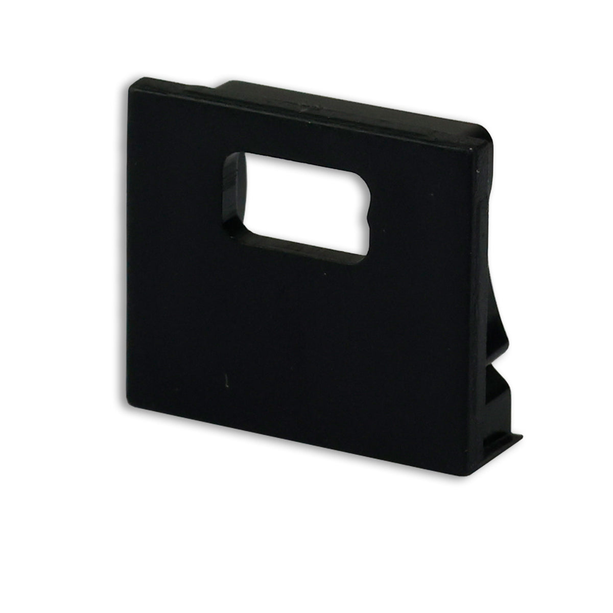 EC78B | Profielaccessoire | Eindkap PURE12 S met kabeldoorvoer | zwart