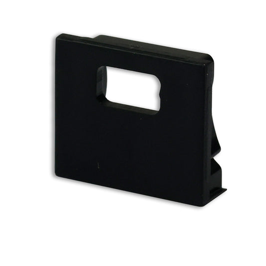 EC78B | Profielaccessoire | Eindkap PURE12 S met kabeldoorvoer | zwart