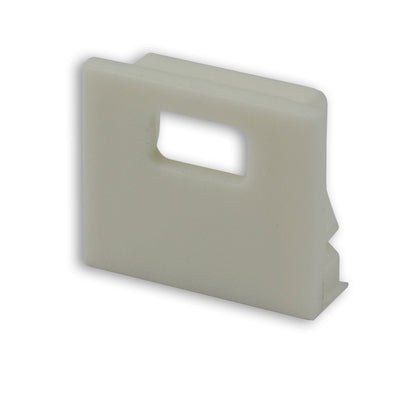 EC78W | Profielaccessoire | Eindkap PURE12 S met kabeldoorvoer | wit