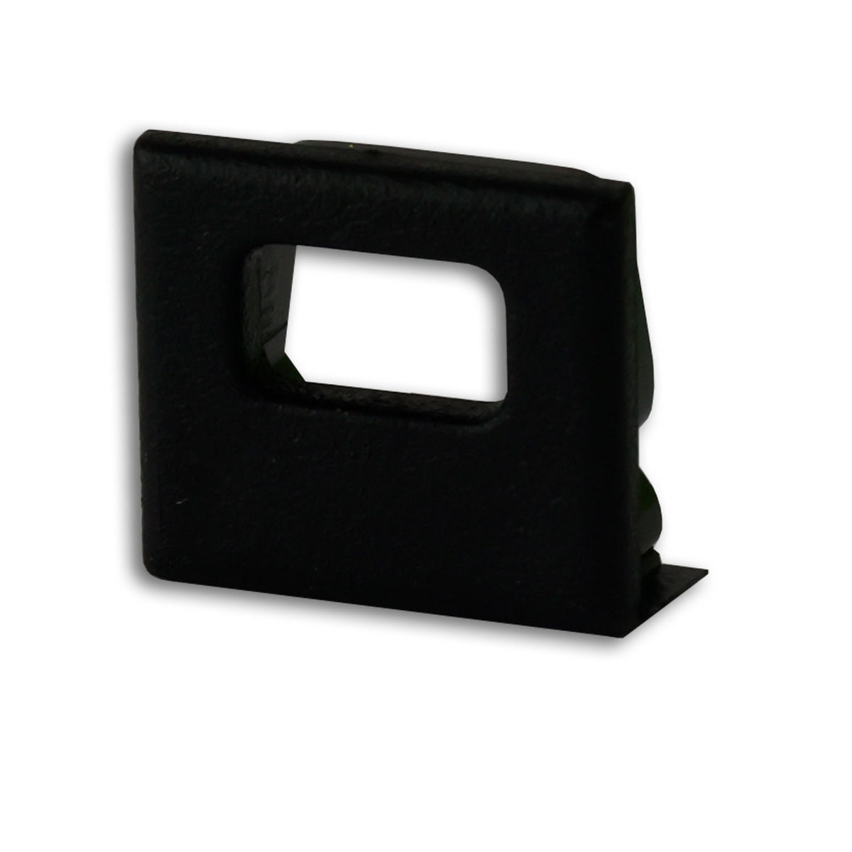 EC82B | Profielaccessoire | eindkap zwart met kabeldoorvoer | voor SURF10