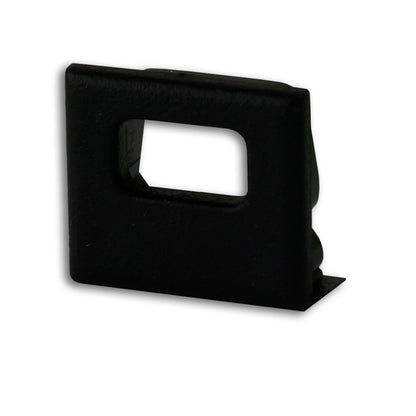 EC82B | Profielaccessoire | eindkap zwart met kabeldoorvoer | voor SURF10