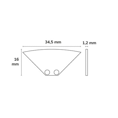 EC84 | Profielaccessoire | eindkap aluminium | voor CORNER12 BORDERLESS