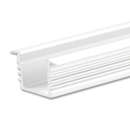 DIVE12 | Aluminium profiel | inbouw | wit RAL9010 | 200cm