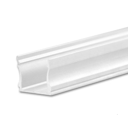 PURE12 S | Aluminium profiel | opbouw | wit RAL9010