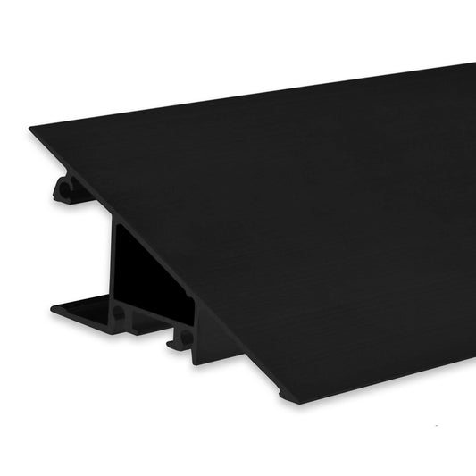HIDE TRIANGLE | Aluminium profiel | opbouw indirect | zwart RAL 9005 | 200cm