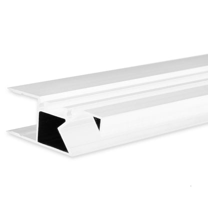 HIDE ASYNC | Aluminium profiel | opbouw indirect | wit RAL 9003 | 200cm