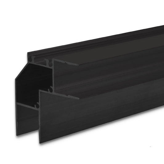HIDE ANGLE | Aluminium profiel | hoek | zwart RAL 9005 | 200cm