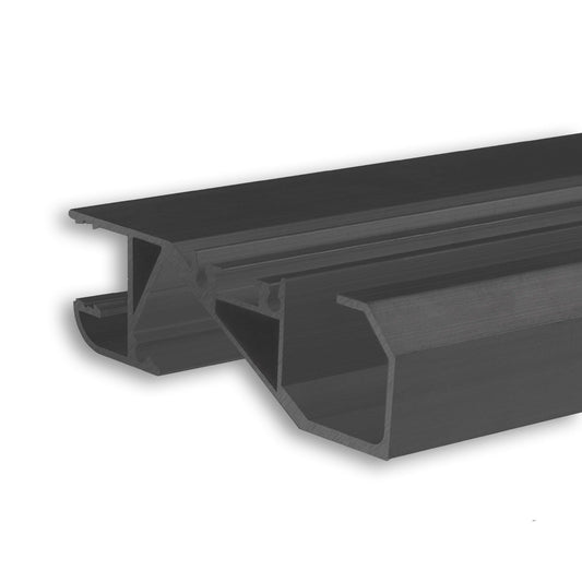 HIDE BOTTOM | Aluminium profiel | plint | zwart RAL 9005