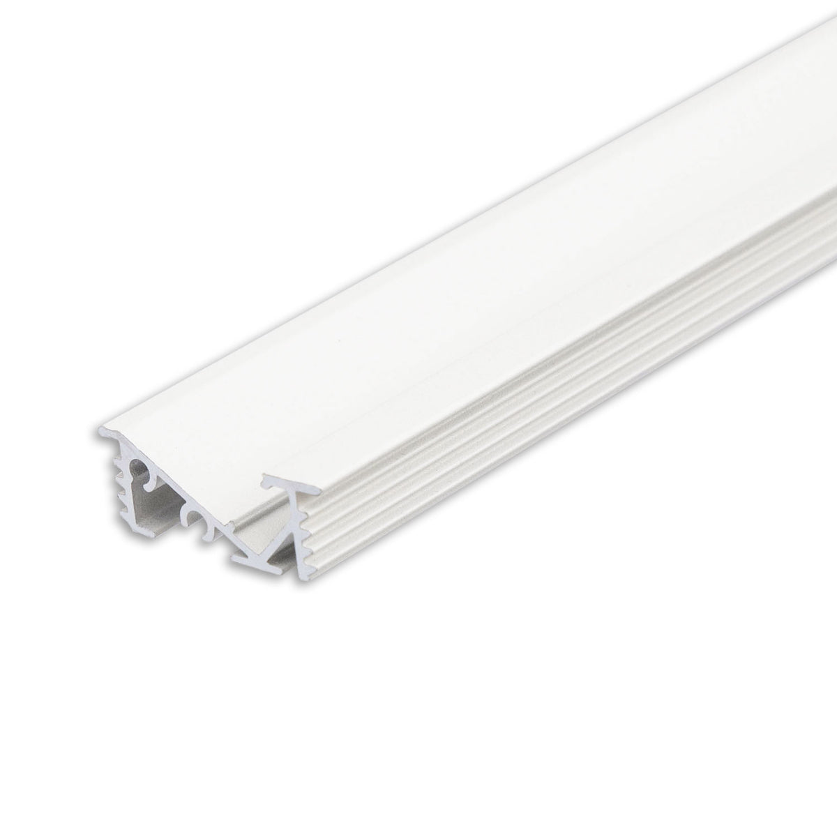 FURNIT6 D | Aluminium profiel | inbouw | wit RAL9003 | 200cm