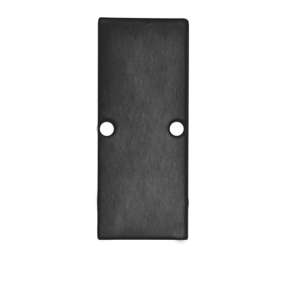 EC90 | Profielaccessoire | Eindkap HIDE DOUBLE | zwart RAL9005