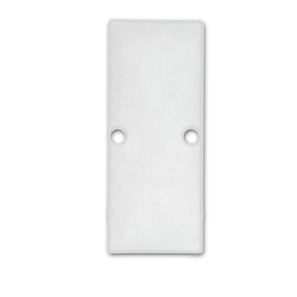 HIDE DOUBLE | Profielaccessoire | Eindkap EC90 | aluminium wit | incl. schroeven
