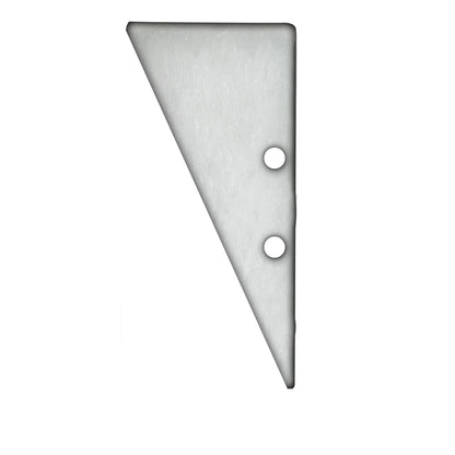 HIDE TRIANGLE | Profielaccessoire | Eindkap EC91 | aluminium geanodiseerd | incl. schroeven