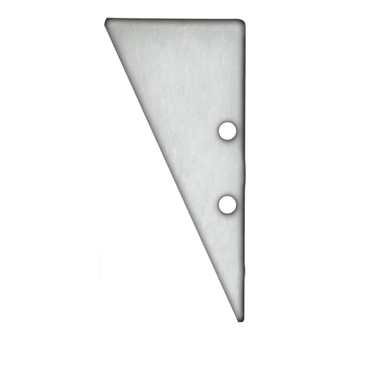 HIDE TRIANGLE | Profielaccessoire | Eindkap EC91 | aluminium geanodiseerd | incl. schroeven