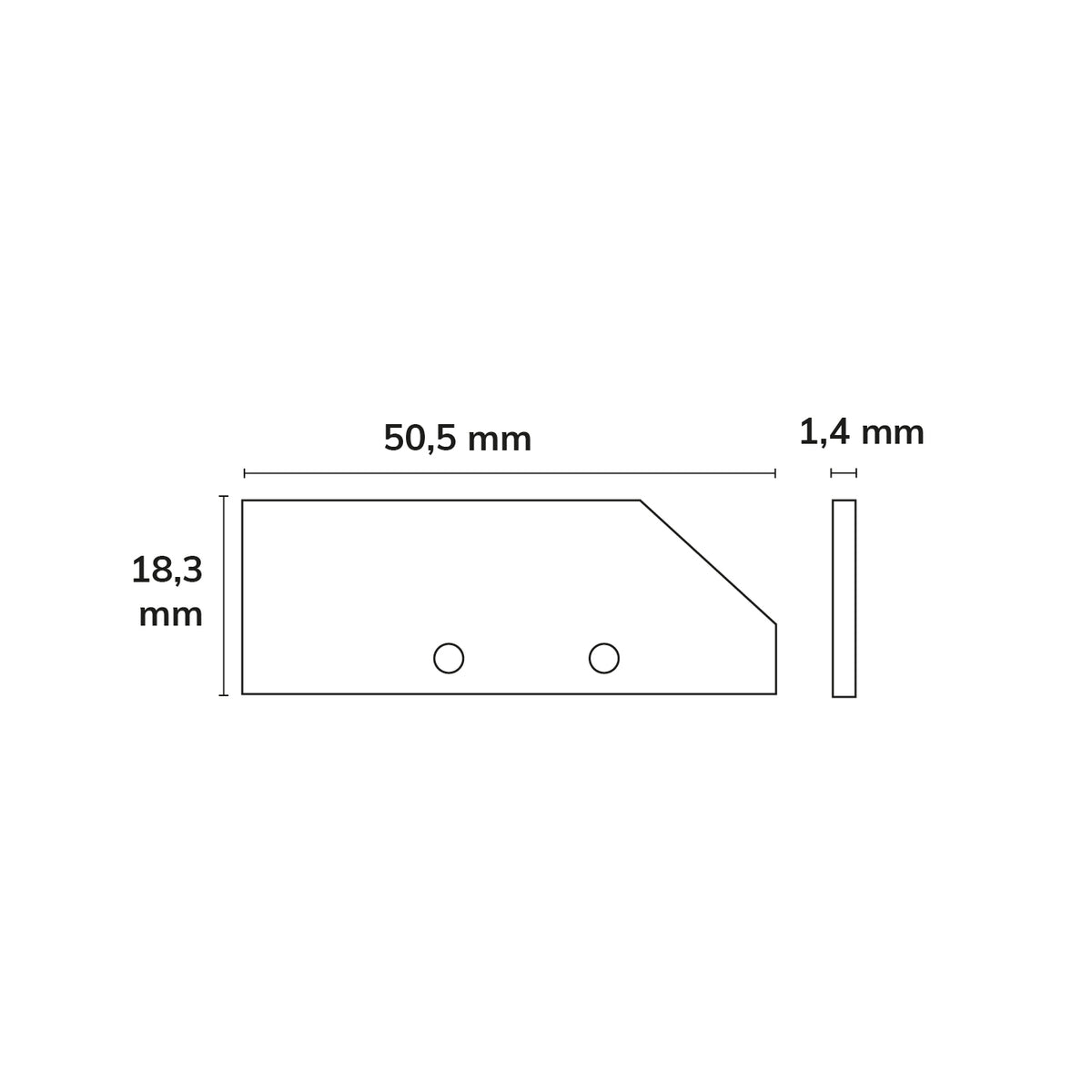 HIDE ASYNC | Profielaccessoire | Eindkap EC92 | aluminium zwart | incl. schroeven