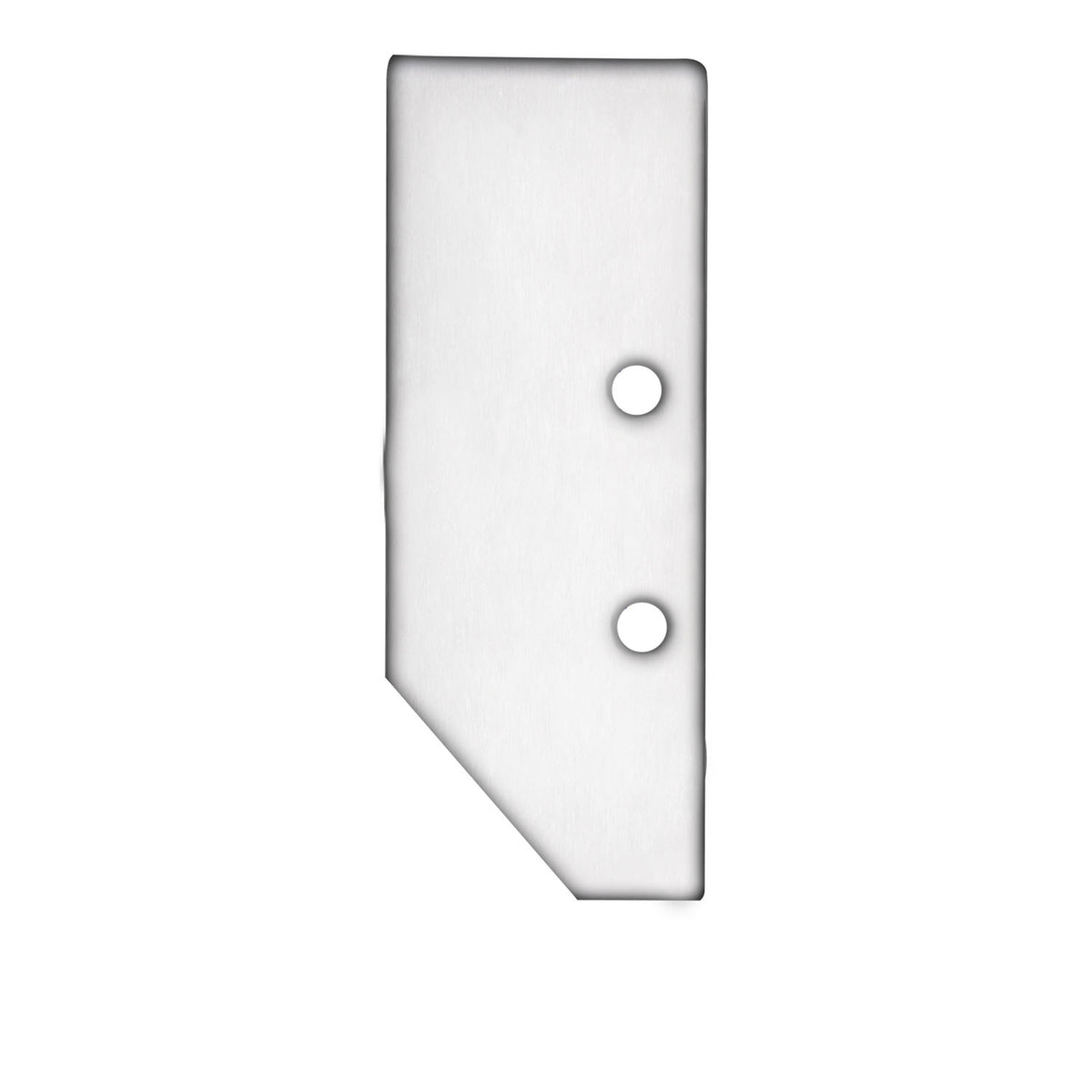 HIDE ASYNC | Profielaccessoire | Eindkap EC92 | aluminium wit | incl. schroeven