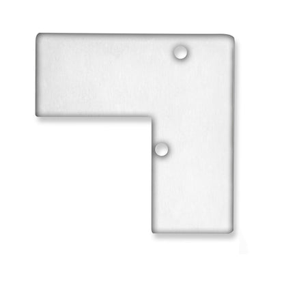 HIDE ANGLE | Profielaccessoire | Eindkap EC93 | aluminium geanodiseerd | incl. schroeven