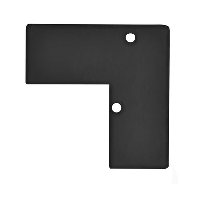 HIDE ANGLE | Profielaccessoire | Eindkap EC93 | aluminium zwart | incl. schroeven