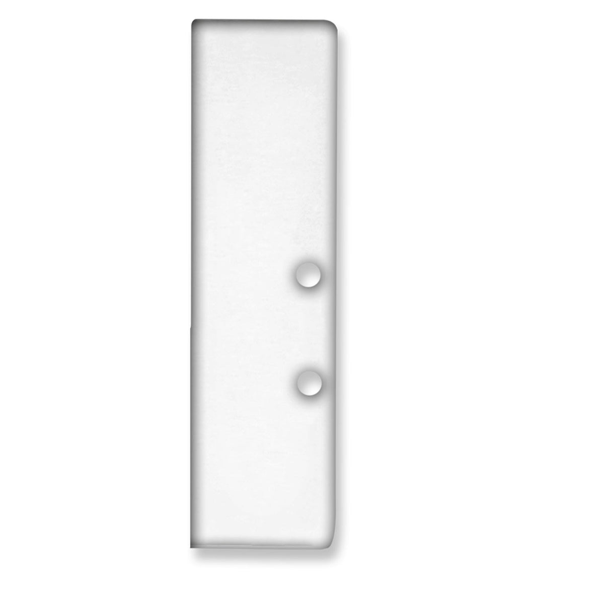 HIDE BOTTOM | Profielaccessoire | Eindkap EC94 | aluminium wit | incl. schroeven