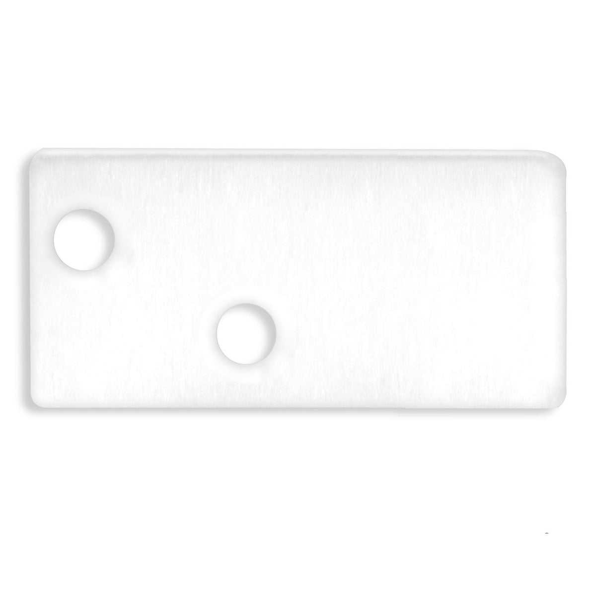 FURNIT6 S | Profielaccessoire | Eindkap EC95 | aluminium wit | incl. schroeven