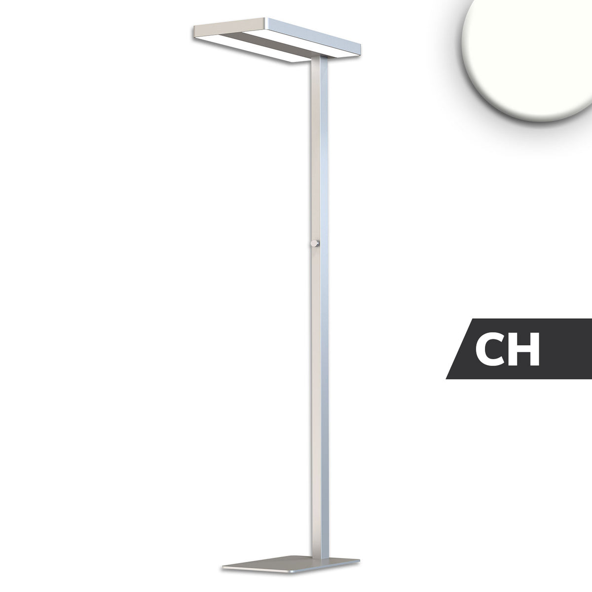 Office Pro | Vloerlamp | Up&Down | 40W+40W | UGR<19 | neutraal wit | sensor | CH-stekker
