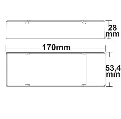 DALI DT8 | Dimmer | 1 adres | 4-kanaals | Push | 12-48V