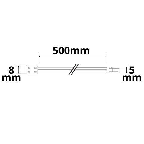MiniAMP | Connector | male naar klemconnector K2-26 | 6mm | max. 3A