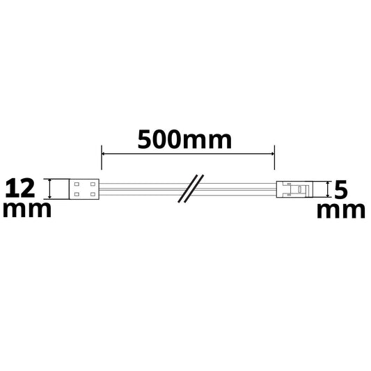 MiniAMP | Connector | male naar klemconnector K2-210 | 10mm | max. 3A
