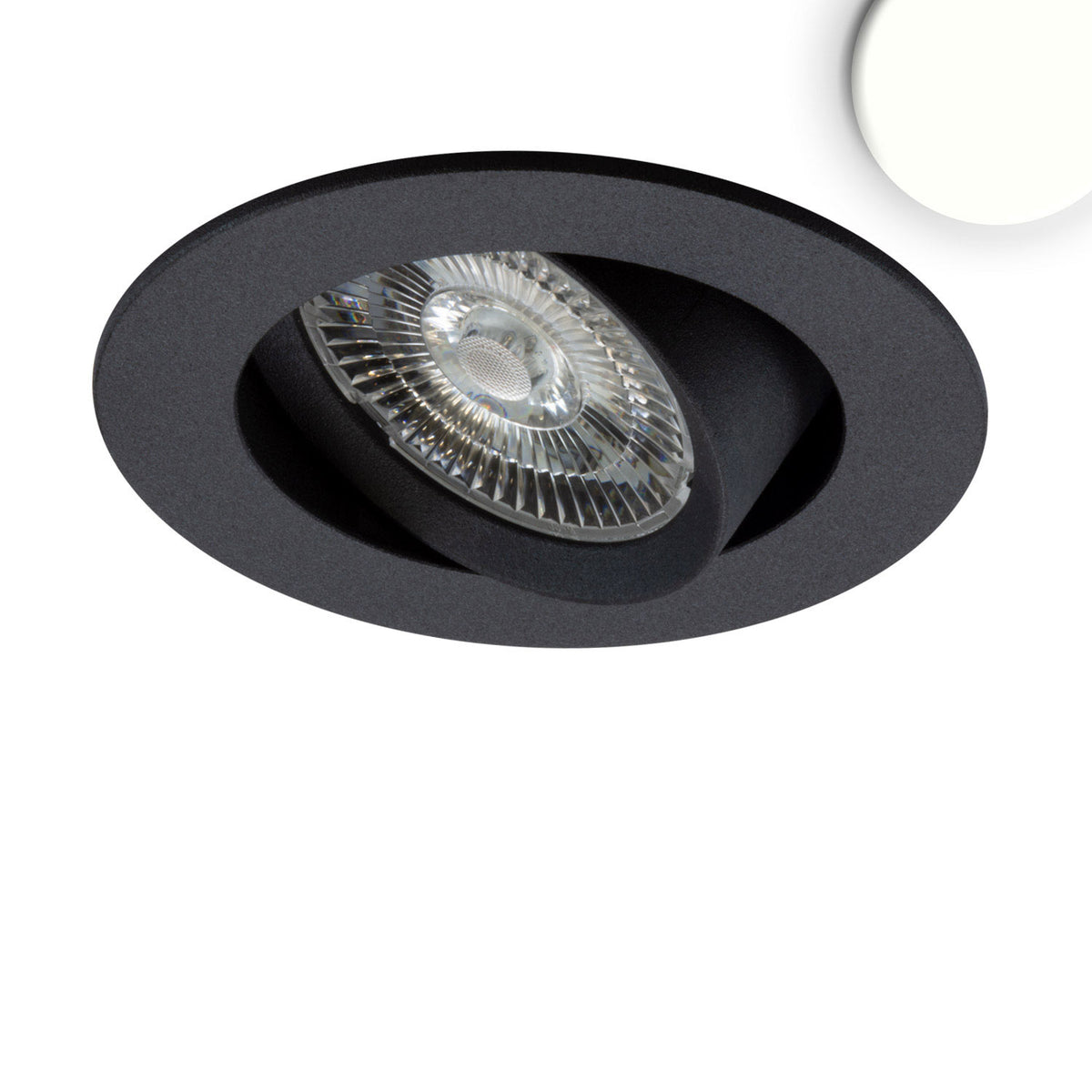 Slim68 | Inbouwspot | zwart | rond | 9W | dimbaar