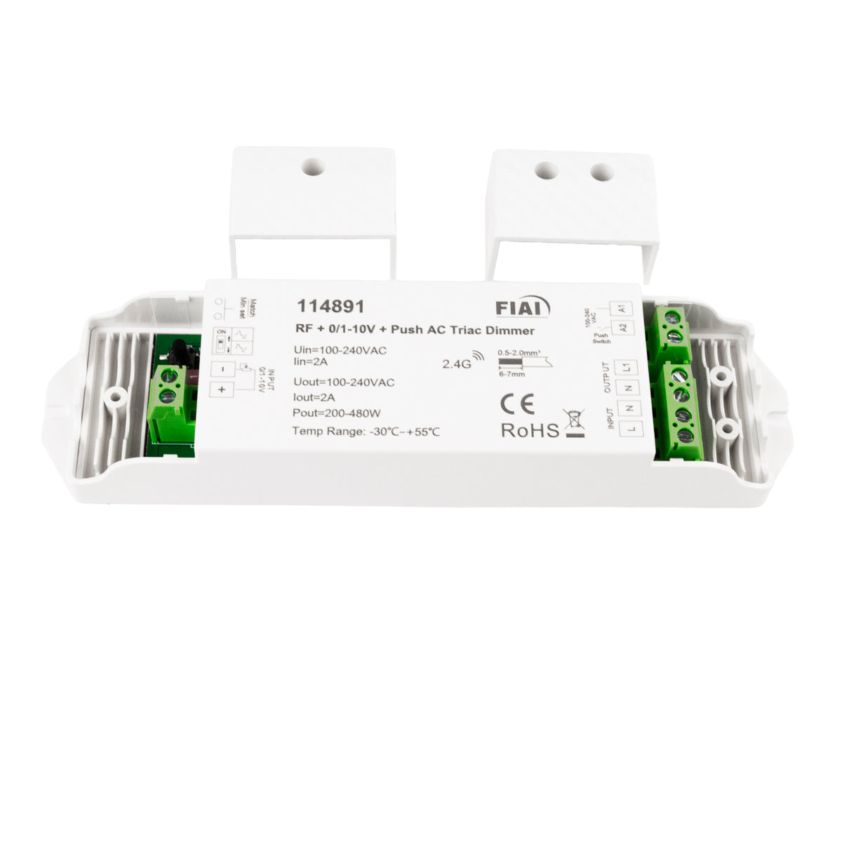 Sys-Pro | Dimmer | TRIAC | radio/push/1-10V ingang | 230V | 480VA