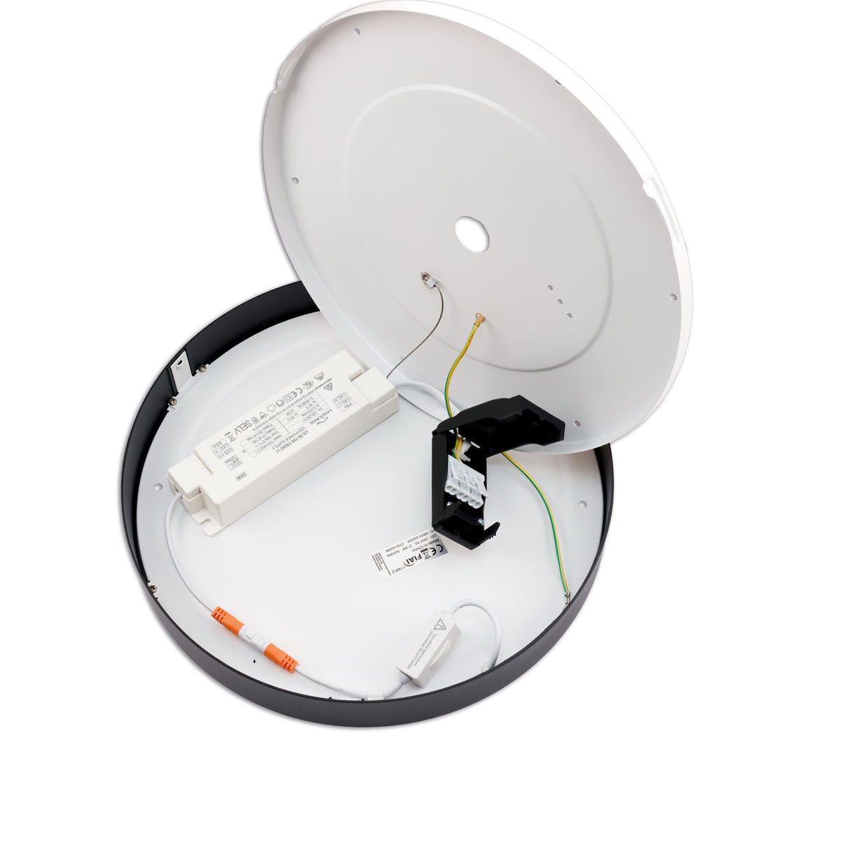 PRO | Plafondlamp | rond DN300 | ColorSwitch 2700/3000/4000K | 30W | dimbaar | zwart