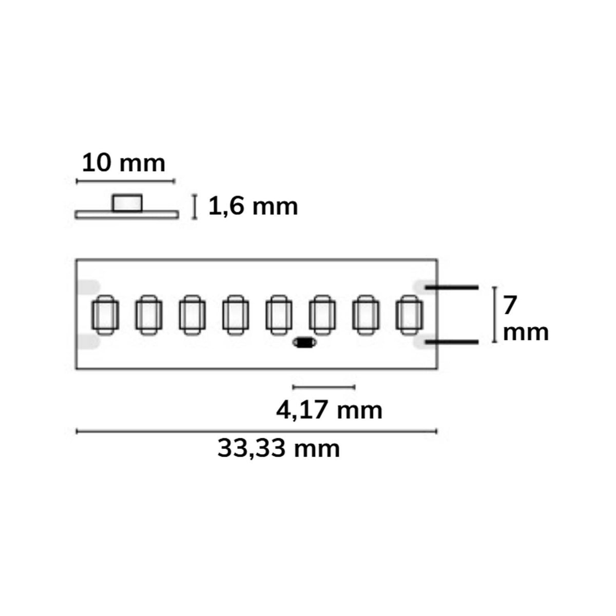 HEQ960 High Bright | LED-strip | 5m | 6000K | 24V | IP20 | 150lm/W