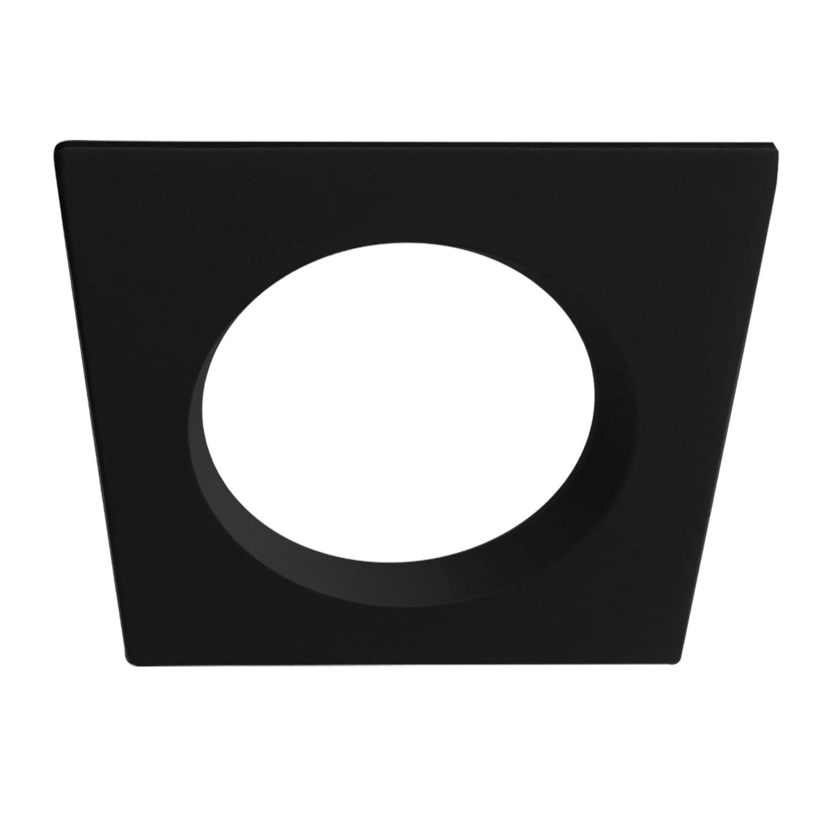 Sys-90 | Afdekring | inbouw vierkant | zwart