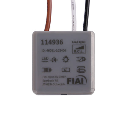 Dimmer | Universele push minidimmer | 230V | 250VA