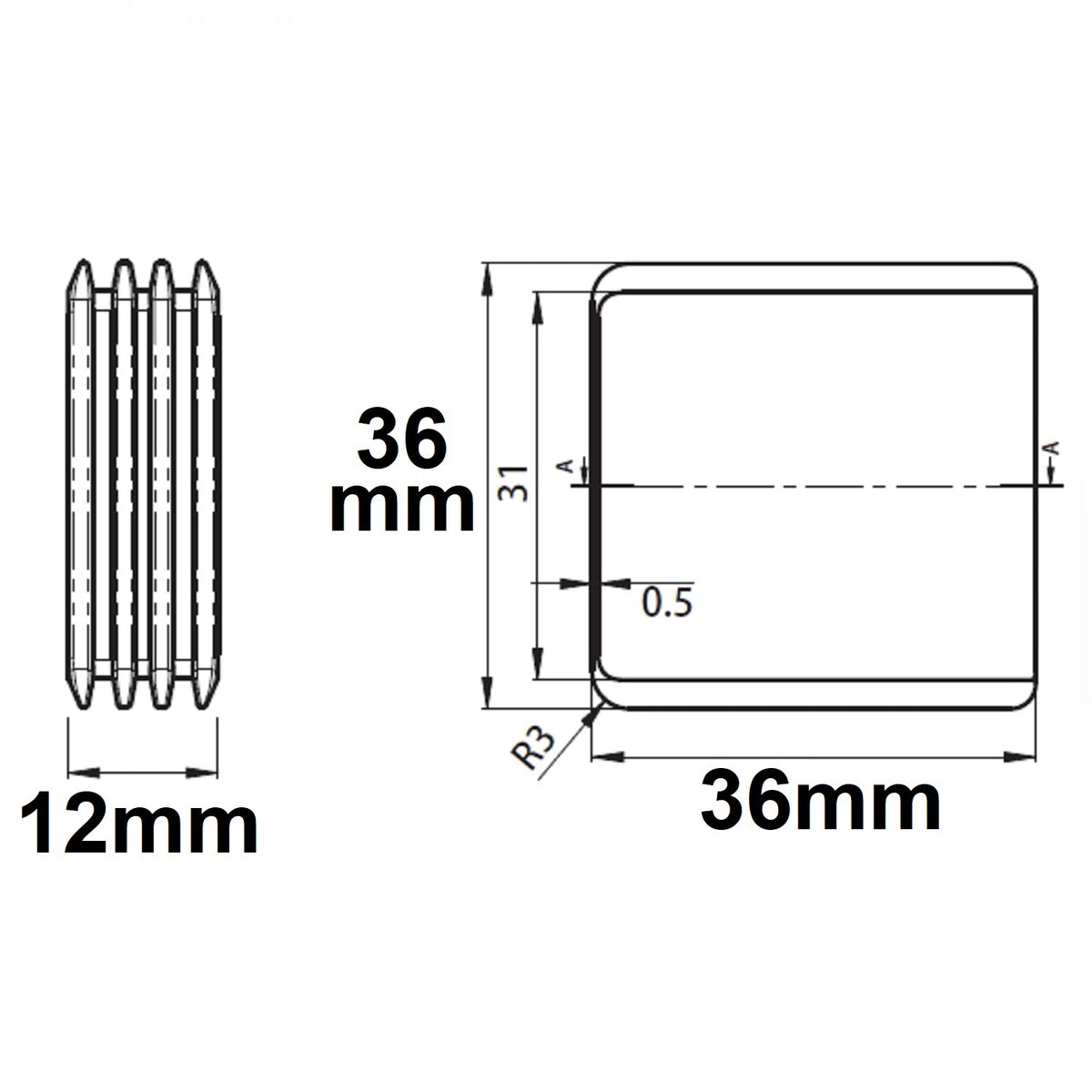 Dimmer | Universele push minidimmer | 230V | 250VA