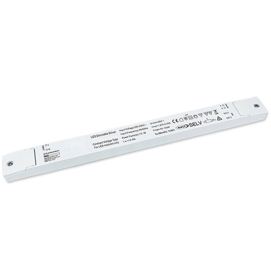 LED driver | PWM | 24V | 0-150W | Push/DALI-2 dimbaar | SELV | ultraplat