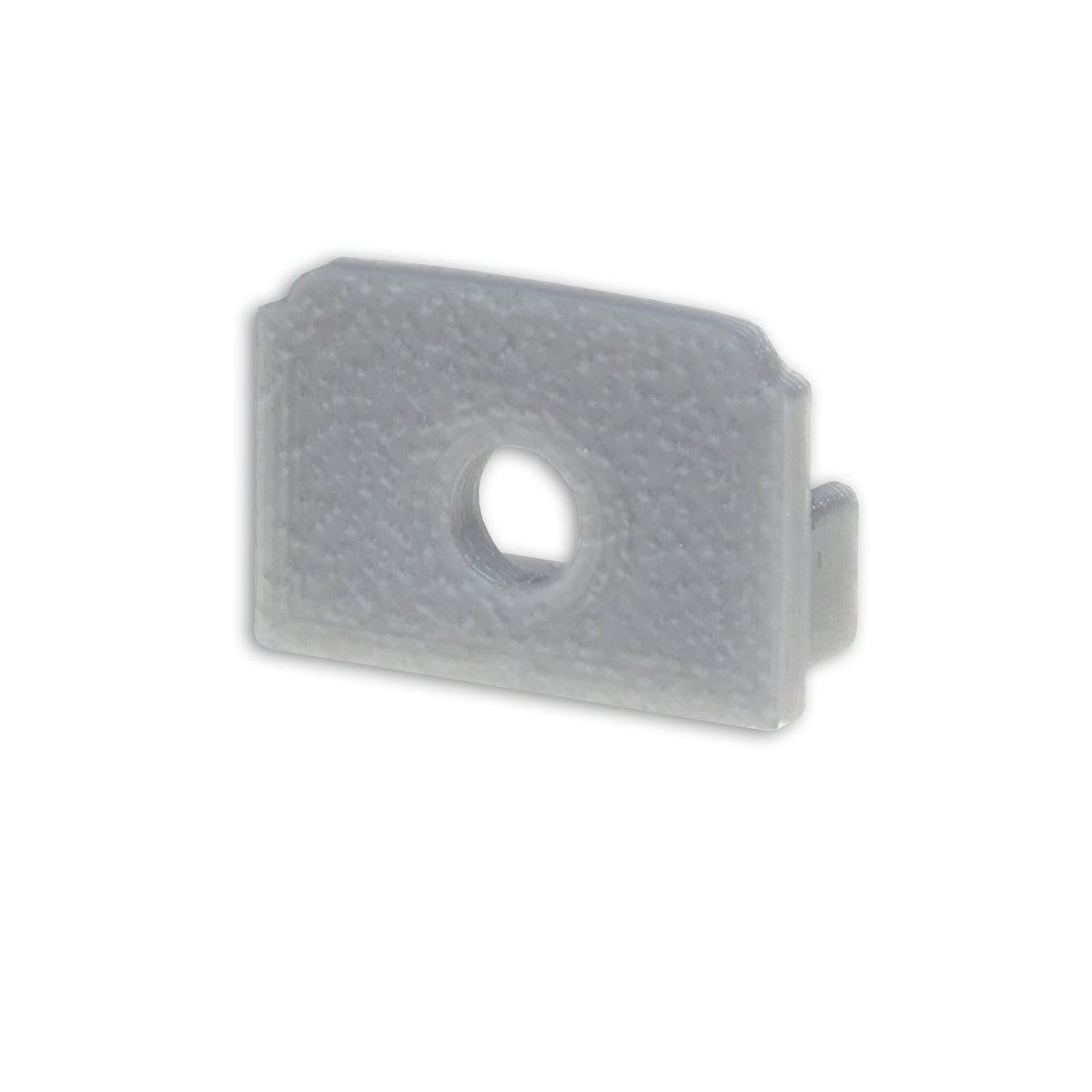 Profielaccessoire | Eindkap E201 met kabeldoorvoer | tegelprofiel T-vorm | 1 stuk