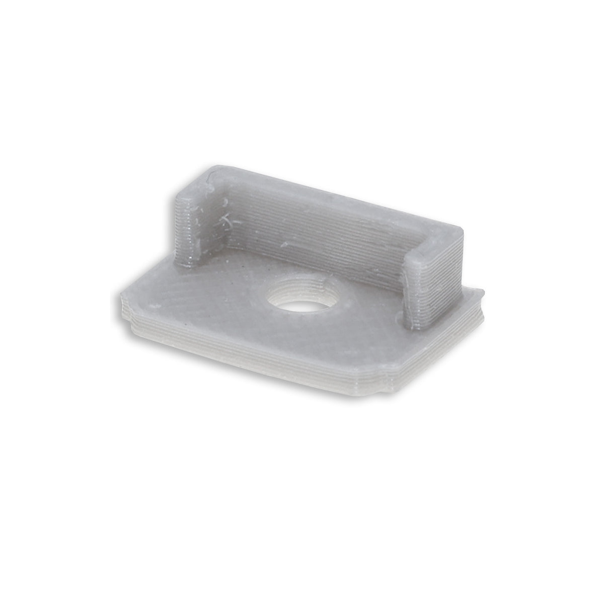 Profielaccessoire | Eindkap E201 met kabeldoorvoer | tegelprofiel T-vorm | 1 stuk